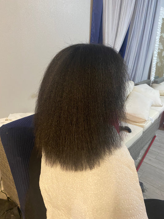 Wash, Blow Dry, Straighten, & Trim $100