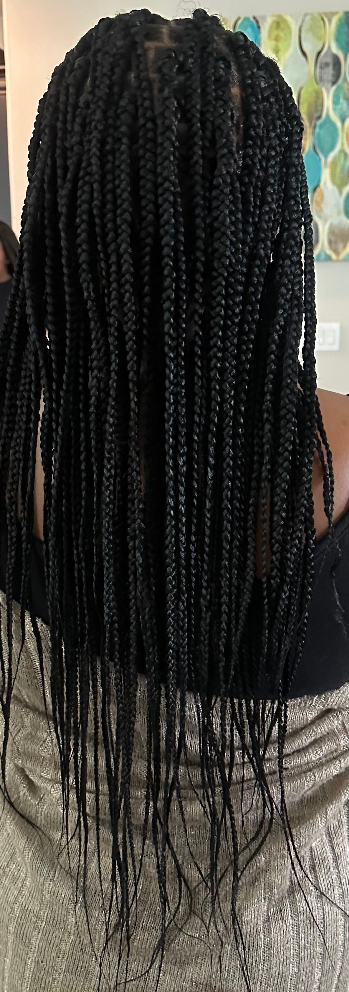 Med box braids/ $100